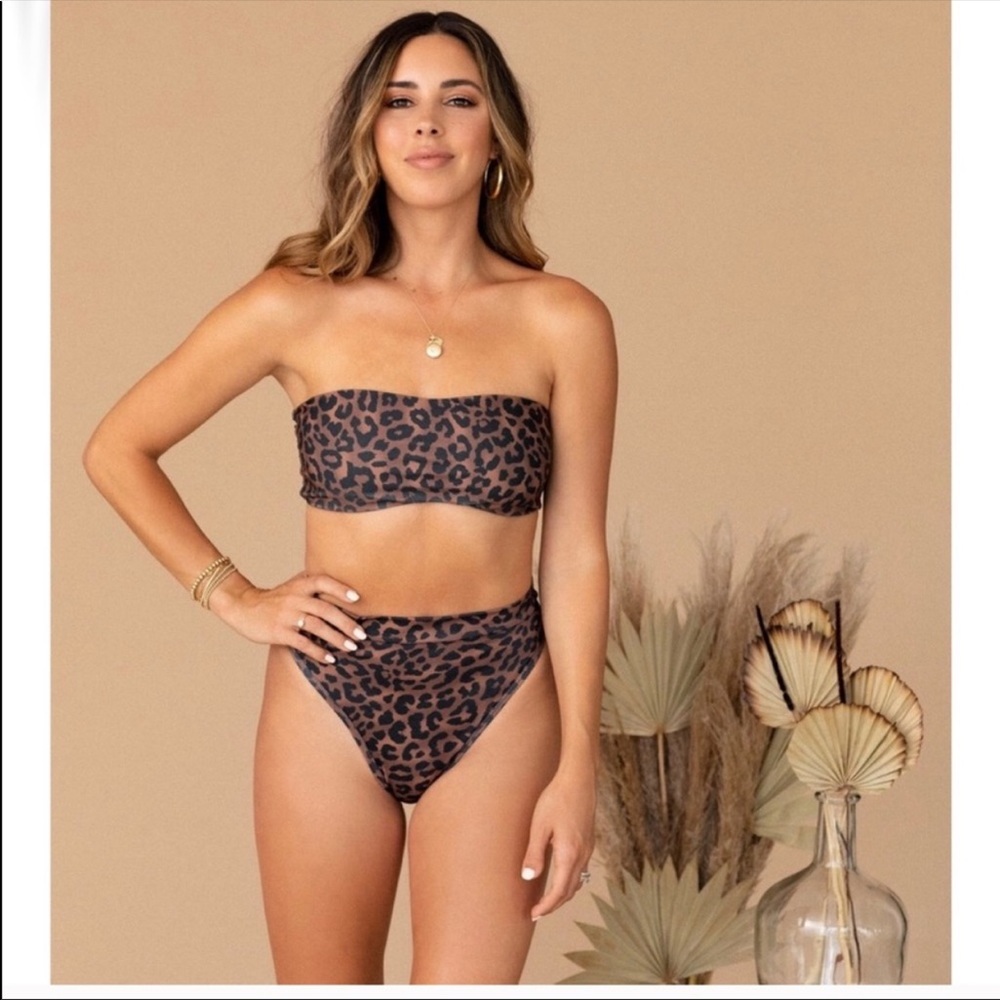 Tan + Lines by Sivan Ayla Como Leopard Swim Bottom